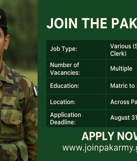 PAK Army jobs 2025