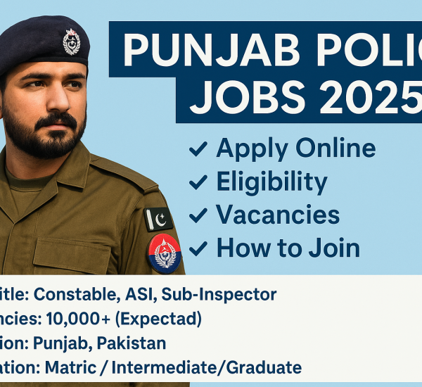 Punjab Police Jobs 2025