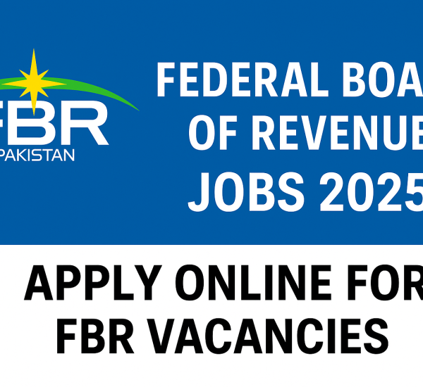 Federal Board of Revenue Jobs 2025