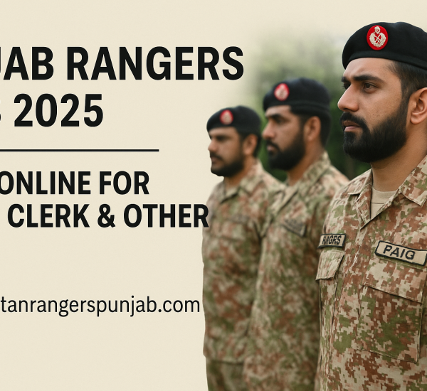 Punjab Rangers Jobs 2025