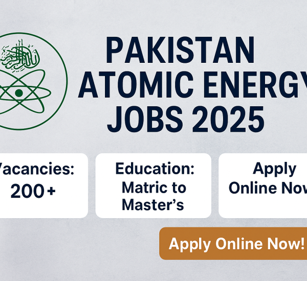 Pakistan Atomic Energy Jobs 2025
