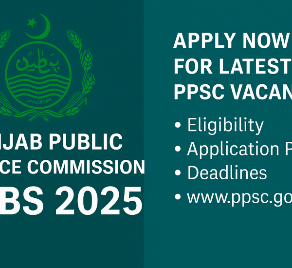 Punjab Public Service Commission Jobs 2025