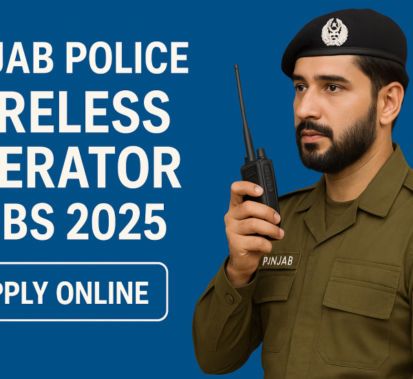 Punjab Police Wireless Operator jobs 2025